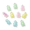 Opaque Resin Pendants RESI-E011-01P-1