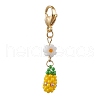 Glass Seed Beaded Fruits Pendant Decorations HJEW-MZ00152-1