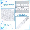 13M Polyester Centipede Lace Ribbons SRIB-WH0011-223B-3