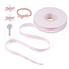 10 Yards Flat Polycotton(Polyester Cotton) Ribbon OCOR-TAC0030-01C-10
