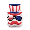 Independence Day Theme Silicone Beads SIL-M005-01C-1