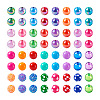 82Pcs 32 Style Opaque & Transparent Acrylic Beads MACR-TA0001-24-2