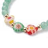 Natural Mixed Gemstone Beaded Bracelets BJEW-JB06474-6