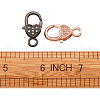 Alloy Rhinestone Lobster Claw Clasps KK-KS0001-11-9