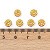 Brass Grade A Rhinestone Beads RSB028NF-08G-3