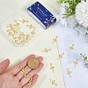SUNNYCLUE 30Pcs PVD Vacuum Plating 304 Stainless Steel Pendants FIND-SC0011-53-3
