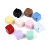 Baking Paint Opaque Acrylic Beads OACR-N142-04-1