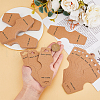 DICOSMETIC 150Pcs Cardboard Display Cards CDIS-DC0001-01-3
