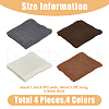 SUPERFINDINGS 4Pcs 4 Colors Polyester Elastic Baby Wrap Cloth Blanket Swaddle Fabrics DIY-FH0006-55-2