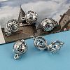 Hollow Brass Locket Pendants KK-D414-09-NR-6
