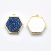 Druzy Resin Charms G-F551-A09-2
