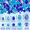SUNNYCLUE 280Pcs 5 Styles Glass Beads Strands GLAA-SC0002-13-2