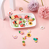 32Pcs 16 Style Resin Pendants RESI-TA0001-41-5