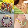 6 colors Opaque Acrylic Beads MACR-TA0001-58-7