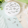 24Pcs 12 Style Brass Ice Pick Pinch Bails KK-TA0001-18-5