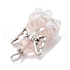 Glass Pendants PALLOY-MZ00665-02-4