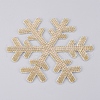 Snowflake Shape Glass Rhinestone Car Stickers RB-WH0002-02-2