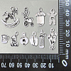 1st Mother's Day Jewelry 100pcs 10 Style Tibetan Style Alloy Charms TIBEP-CJ0001-29-9