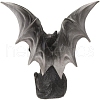 Resin Three Head Cat with Wing Figurine DARK-PW0001-071-2