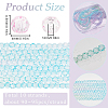 SUNNYCLUE 10 Strands Transparent Gradient Color Glass Beads Strands GLAA-SC0002-04E-2