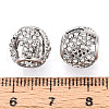 Alloy Rhinestone European Beads FIND-N009-09P-3