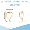 Unicraftale 10Pcs Rack Plating Brass Pendants KK-UN0003-26-3