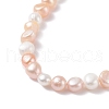 Vintage Natural Pearl Beaded Necklace for Women NJEW-JN03787-01-4
