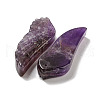 Natural Amethyst Pendants G-M417-05G-2