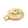 Brass Micro Pave Cubic Zirconia Pendants KK-Q772-06G-3