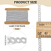 10 Yards Nylon Lace Ribbon OCOR-WH0078-187B-2