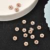 Brass Rhinestone Spacer Beads RB-A014-L5mm-01RG-NF-2