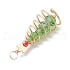 Christmas Theme Copper Wired Glass Pendants PALLOY-JF02858-4
