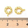 Brass Micro Pave Clear Cubic Zirconia Tube Bails KK-A254-02B-G-2