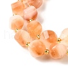 Natural Quartz Dyed Beads Strands G-U023-A02-18-4
