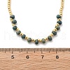Brass Miyuki Seed Beaded Necklaces for Women NJEW-B126-01G-5