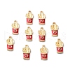 Zinc Alloy Pendants X-ENAM-A144-01G-04-2