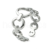 304 Stainless Steel Open Cuff Ring RJEW-L110-011P-1