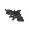 Handmade Glass Seed Beaded Pendants PALLOY-MZ00769-4