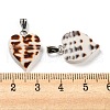 Natural Spiral Shell Pendants PALLOY-Q462-01P-3