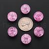 Transparent Crackle Acrylic Beads MACR-S373-66B-N02-2