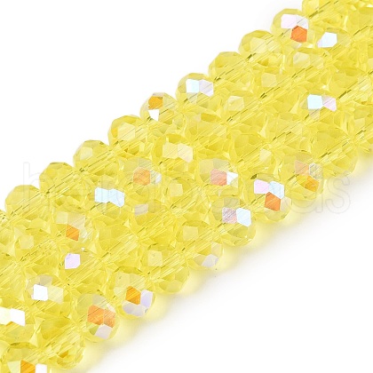 Electroplate Glass Beads Strands EGLA-A044-T8mm-L29-1