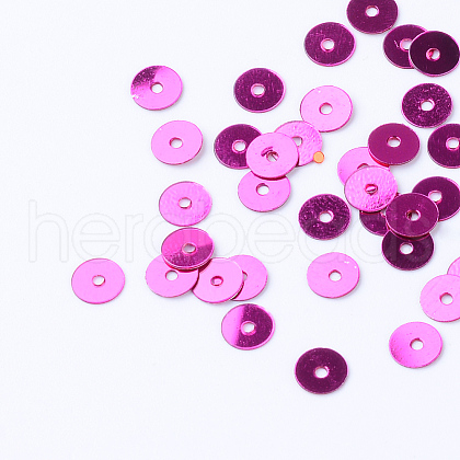 Ornament Accessories Plastic Paillette Beads X1-PVC-R014-3mm-08-1