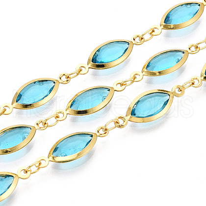 Brass Oval Link Chains CHC-N023-10B-G-1
