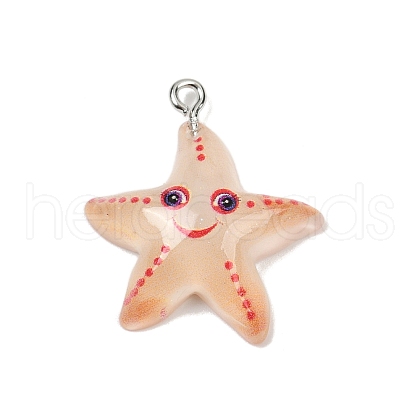 Marine Organism Resin Pendants RESI-Q022-03B-1