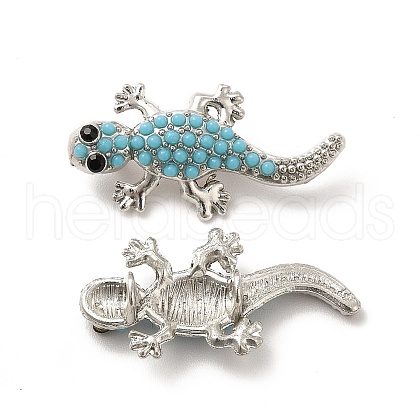 Alloy Rhinestone Pendants FIND-G048-38P-1