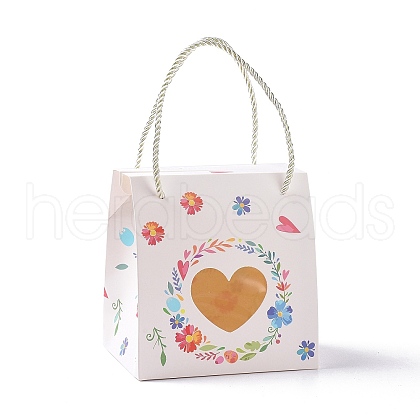 Rectangle Paper Gift Boxes with Handle Rope CON-B010-04D-1