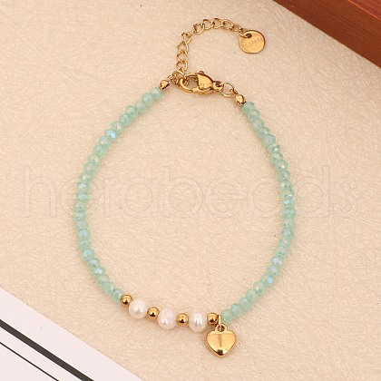 Mother's Day Jewellery Baroque Natural Pearl Quartz Bracelet OK5597-5-1