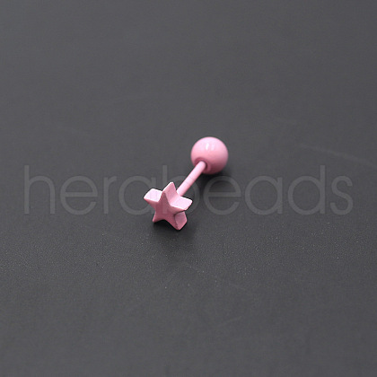 Baking Painted 316L Surgical Stainless Steel Cartilage Earrings FS-WGA64E6-07-1