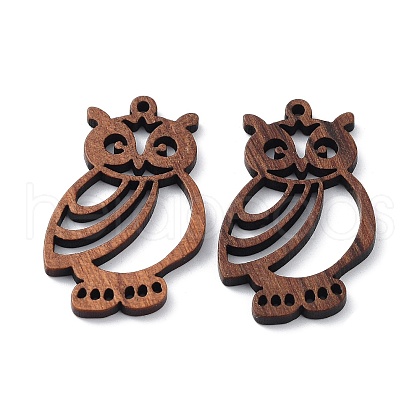 Walnut Wood Laser Cut Pendants WOOD-Q051-05B-1