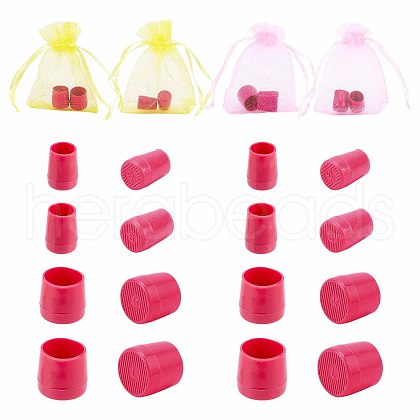 Gorgecraft 8Pair PVC High Heel Stoppers Protector FIND-GF0002-08C-1